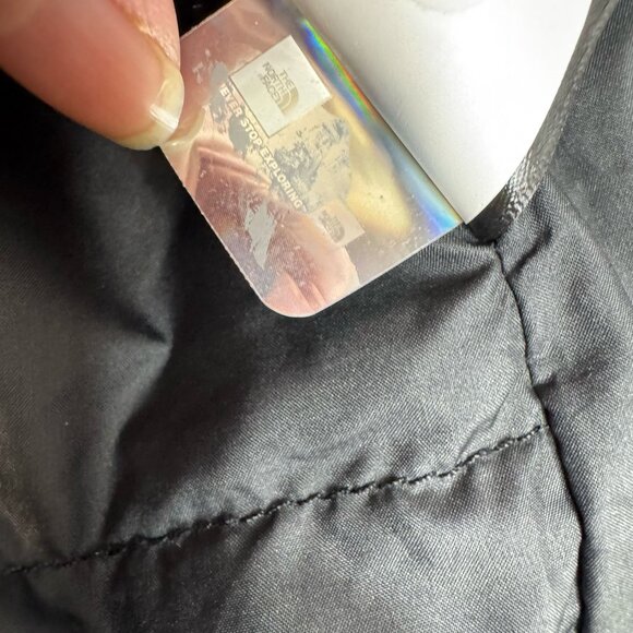 The North Face Puffer Down 550 Jacket Hooded  Black Women's M - Picture 10 of 11